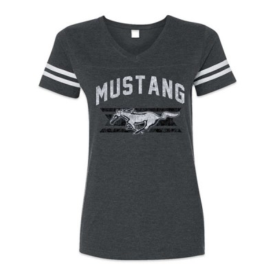 T-Shirt Femme Mustang Gris Foncé